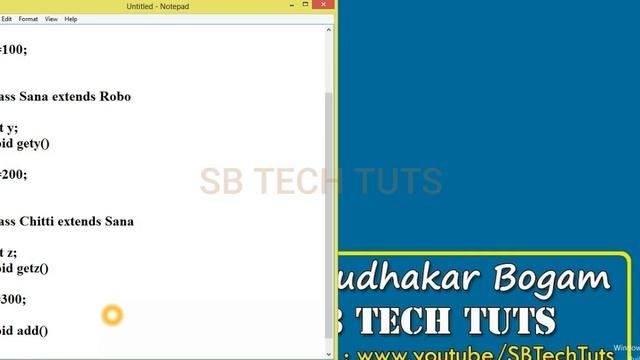 Multi-Level Inheritance in Java With Program Execution | Inheritance | Java Programming смотреть онлайн