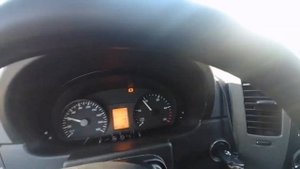 Работа "круиза" Mercedes Sprinter W906 2013 год, OM613 на "механике".