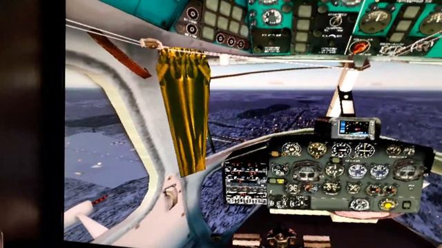 Microsoft Flight Simulator 2004 полёт на вертолёте Ми-2 Комиавиатранс смотреть онлайн