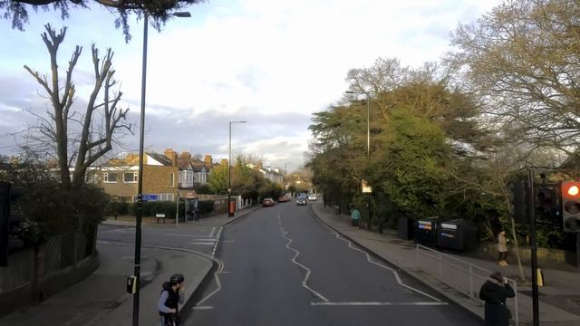 Afternoon Winter Sunset ? London Bus Ride by Surbiton Station Join me on board смотреть онлайн