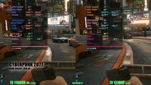 i5 11600k vs i3 12100f  - gaming test.