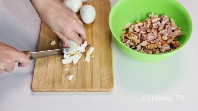 АНАНАС ҚОСЫЛҒАН ДӘМДІ САЛАТ. ҚАЗАҚША РЕЦЕПТ. смотреть онлайн