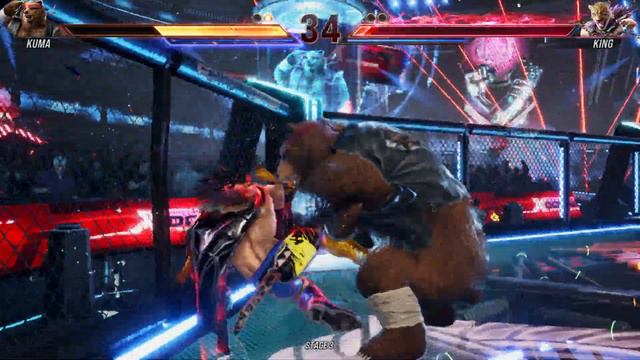 Tekken 8 Kuma Arcade Gameplay with Ending смотреть онлайн