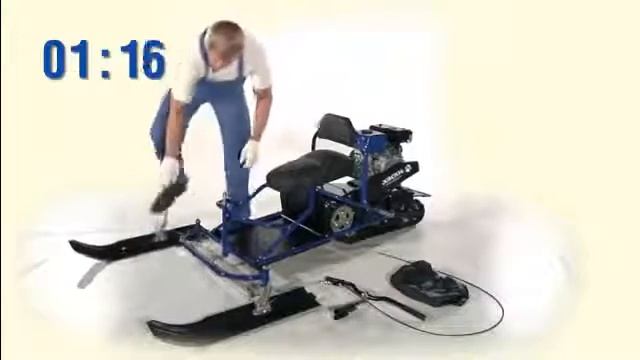 снегоход Хаски как собрать?! смотреть онлайн