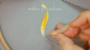 Hand Embroidery | How to embroider a letter "О"