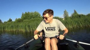 Купил новую ПВХ лодку Аква 2900! Первый спуск на воду.
