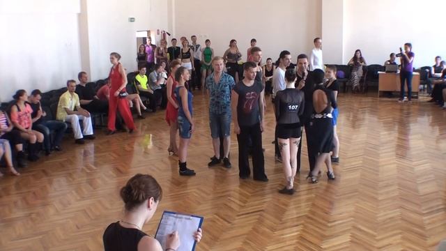 Фальш старт ProAm ED партнерши 1/8 заход 1 смена 1 Кубок Геленджика 16.08.14 смотреть онлайн