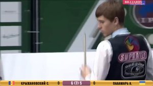 Фейерверк Бильярда. Паламарь А. - Крыжановский С., Финал ЧМ-2014. Бильярд, американка. Billiards.