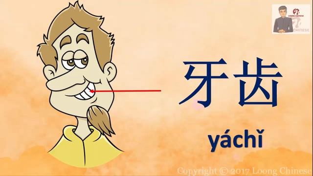 Части лица в китайском языке смотреть онлайн