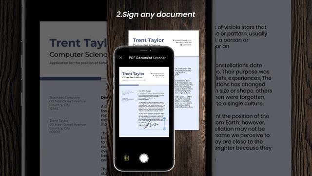 Scan any Document Just One Tap