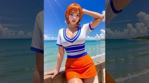 【4K AI Cosplay】 ONE PIECE NAMI (Basic Version) 원피스 나미 (기본 버전) ONE PIECE ナミ (基本版)