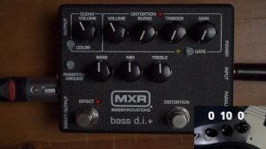 How I use the MXR Bass DI +