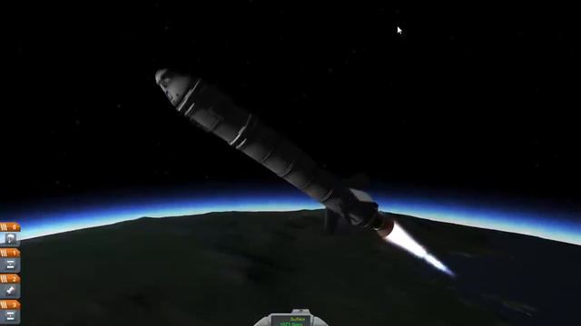 как долететь до орбиты земли в KSP смотреть онлайн