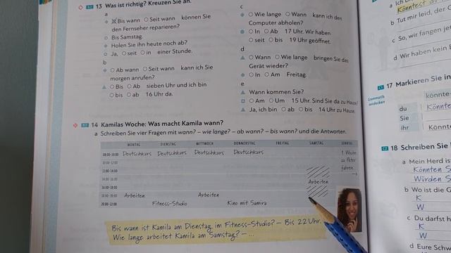 (98) Уроки немецкого по учебнику Schritte PLUS NEU A1.2 _L12 _B-3 смотреть онлайн