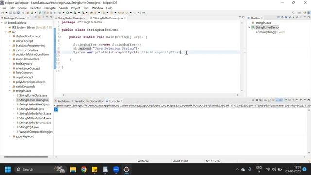 Session- 18 | StringBuffer class in Java | Methods of StringBuffer with example
