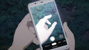 Монстр засасывает девушку внутрь своего тела и они становятся одним целым