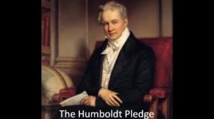 Alexander von Humboldt   - The Pledge