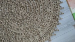 Коврик из джута