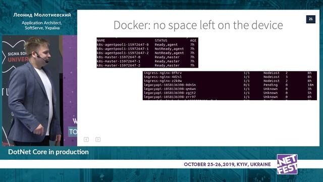 DotNet Core in production. Леонид Молотиевский .NET Fest 2019