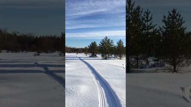 Самодельный снегоход