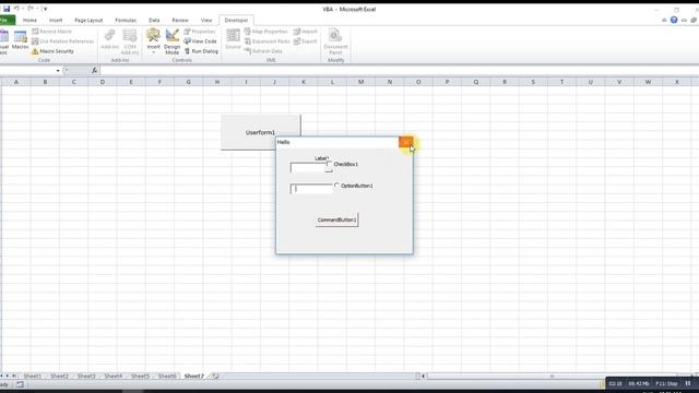 Excel VBA - How to create UserForm and disable close button?