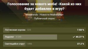 В МАЙНКРАФТ ДОБАВЯТ НОВЫХ МОБОВ 1.17 (Майнкон) НОВЫЙ МОБ В МАЙНКРАФТ ОБНОВЛЕНИЕ
