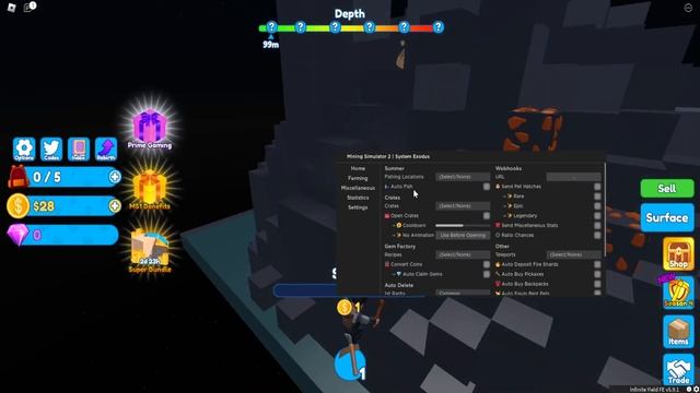 [Roblox] MINING SIMULATOR 2 UPDATE Script HALLOWEEN AUTO FARM & AUTO REBIRTH & MORE смотреть онлайн