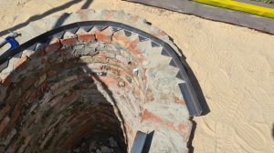 Гараж из профтрубы.Смотровая яма и заливка пола.