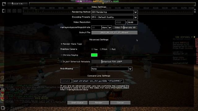 How to create VR180 Minecraft Videos - ReplayMod Tutorial смотреть онлайн