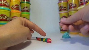 Как слепить стрекозу из пластилина Плей До. How to make a dragonfly of Play-Doh.