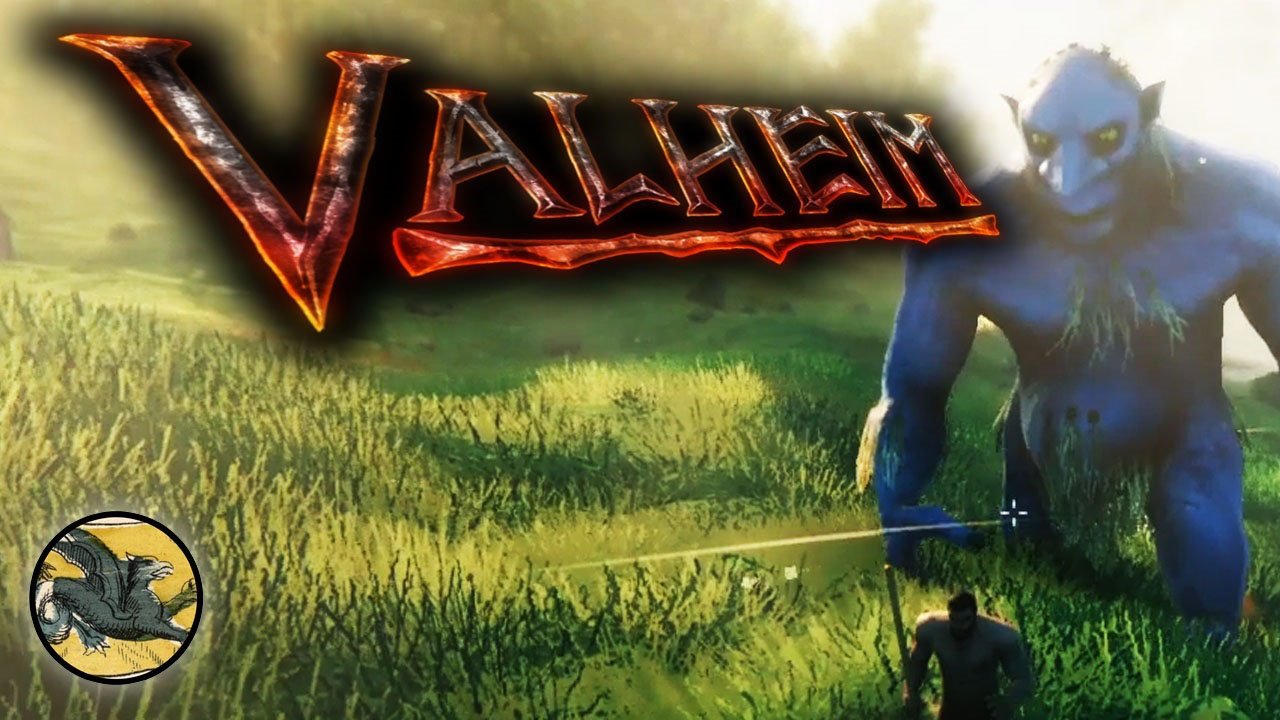 Встретили гигантского Тролля ! Valheim