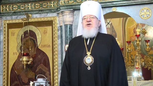 Слово митрополита Воронежского и Лискинского Сергия. Храм Успения Пресвятой Богородицы, Воронеж. смотреть онлайн