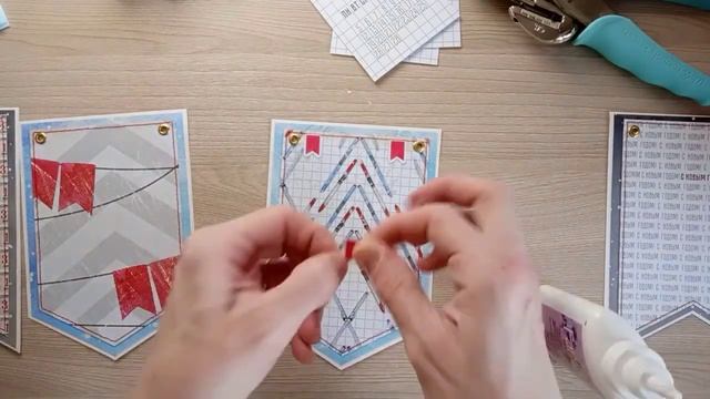 Мастер-класс по созданию зимней фото-гирлянды специально для APRIL paper / Скрапбукинг смотреть онлайн