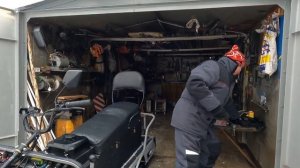 Снегоход СМ-001. Максимальная скорость, подогрев курка. Часть 1