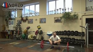 Technique W-lifting. Snatch high pull to overhead+Press+Squat/Рывковая протяжка+Жим+Приседания