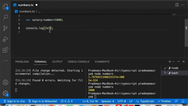 Numbers in TypeScript | Signed, Unsigned, Min and Max  Number | Typescript in [Hindi] 2022 |  Part-