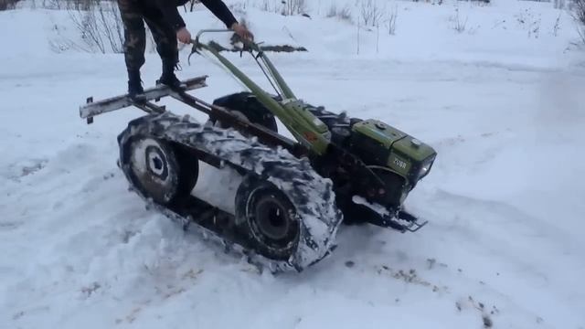 Мотоблок с гусеницами смотреть онлайн