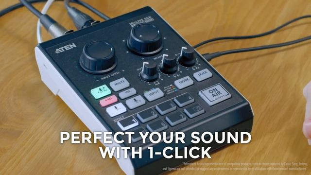 Podcast AI Audio Mixer - MicLIVE (UC8000) by ATEN!