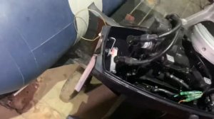 Консервация лодочного двухтактного мотора tohatsu 9.8 тохатсу  тоха toha