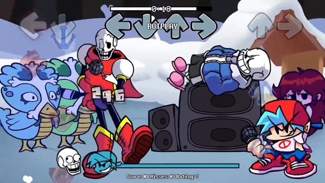 Friday Night Funkin' VS THE GREAT PAPYRUS | Undertale (FNF Mod/Hard/Full Week) смотреть онлайн