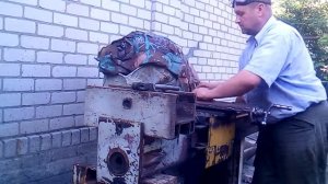 Самодельный токарный, поперечная подача , регулировка ластохвоста