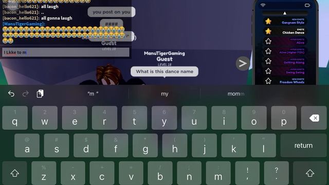 Chicken dance VS Dip out | Like and subscribe | ManuTigerOPGaming смотреть онлайн