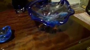 цветное стекло, гутная техника.