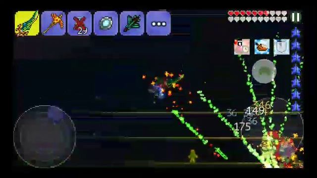 Проходим морозную луну и выбиваем ченьган!(Terraria) смотреть онлайн