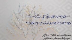 DIY /ЗИМНЯЯ БЕРЕЗА /Мастер-класс Ольги Ковалевой-Лисовской  /Деревья из бисера/ Бисероплетение