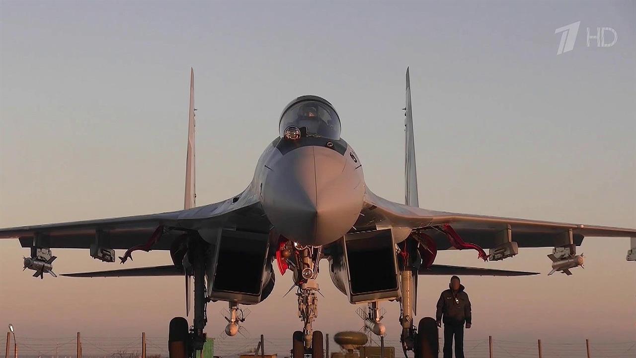 Ежедневно боевые вылеты совершают российские многоцелевые истребители Су-35С