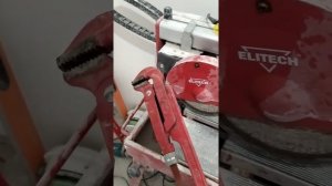 Замена диска на плиткорезе ELETECH