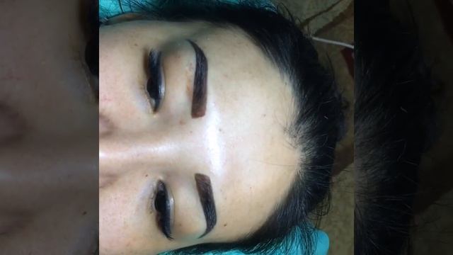 Теневая растушевка бровей. Реставрация ыорм бровей смотреть онлайн