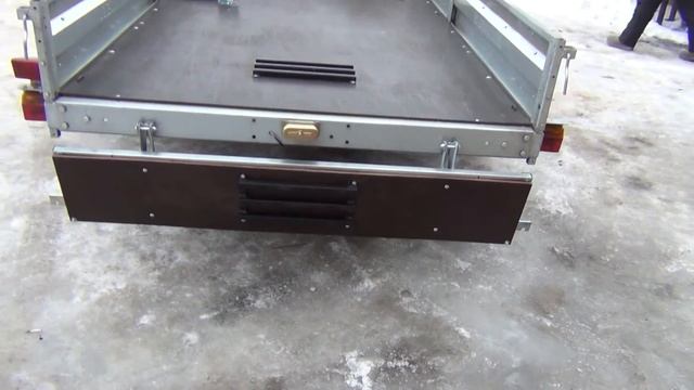 Трапы для заезда снегохода прицепа AvtoS смотреть онлайн