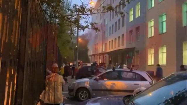 Москва больница!В московской больнице произошло возгорание
